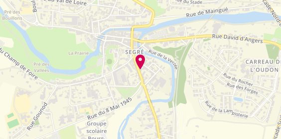 Plan de Bijouterie Bobard, 9 Rue Lazare Carnot, 49500 Segré
