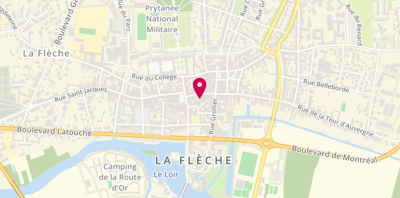 Plan de Bijouterie Foucher, 20 Grande Rue, 72200 La Flèche