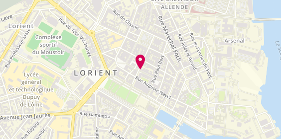 Plan de Louis Pion Lorient, Angle des Rues du Port et de la Patrie
26 Rue du Port, 56100 Lorient
