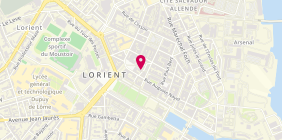 Plan de La Poudre d'Or, 5 Rue du Port, 56100 Lorient