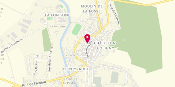 Plan de L'Alexandrite, 36 Rue Jean Jaurès, 45230 Châtillon-Coligny