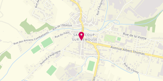 Plan de Bijouterie Voynet, 6 Rue Henri Lebrun, 70800 Saint-Loup-sur-Semouse