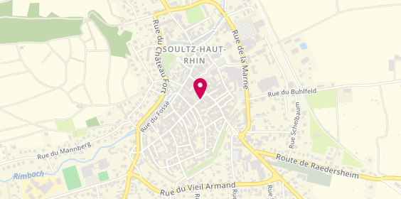 Plan de Bijouterie Tschaen, 11 Rue Maréchal de Lattre de Tassigny, 68360 Soultz-Haut-Rhin