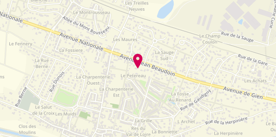 Plan de Trubert Bijouterie, 18 avenue Jean Beaudoin, 45430 Chécy