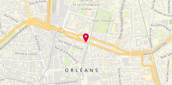 Plan de Le Comptoir Irlandais, 31 Boulevard Alexandre Martin, 45000 Orléans