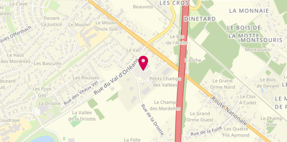 Plan de Bijouterie Amour de Bijoux, Centre Commercial Carrefour Market
160 Rue du Val d'Orléans, 45140 Ingré