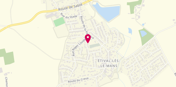 Plan de Amiard Melissa Institut, 3 Cr Louison Bobet, 72700 Étival-lès-le-Mans