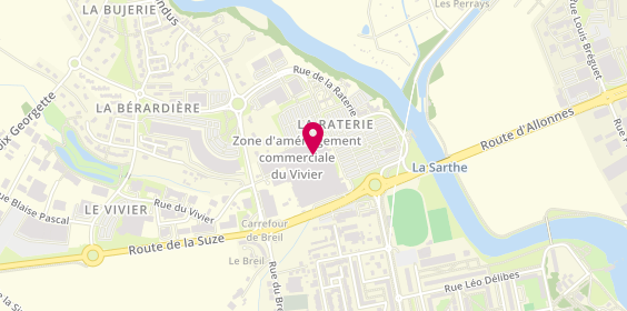 Plan de Julien d'Orcel, Centre Commercial Medicis Route de la Suze, 72700 Allonnes