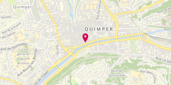 Plan de Bijouterie Quimper Lebourdais, 1 Rue Saint-François, 29000 Quimper