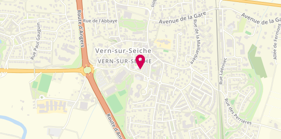 Plan de L'Horloger de Vern, 1 place de la Mairie, 35770 Vern-sur-Seiche