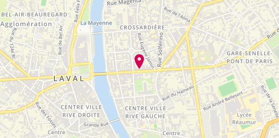 Plan de Marceau & Inès, 43 Rue de la Paix, 53000 Laval
