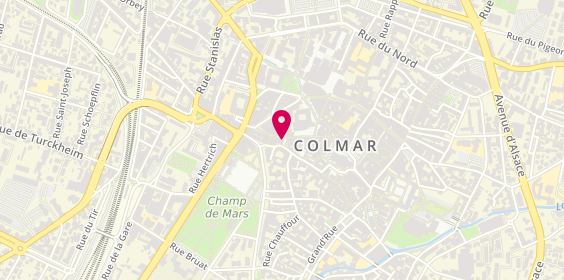 Plan de JL ROELLY Joaillier Créateur, 1 Rue des Boulangers, 68000 Colmar