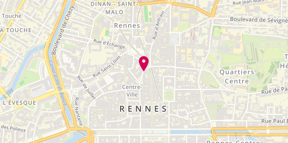 Plan de La Rose d'Along, 16 Rue du Champ Jacquet, 35000 Rennes