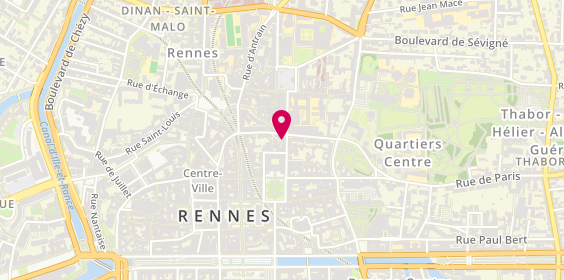Plan de JANIN, 9 Rue Hoche, 35000 Rennes