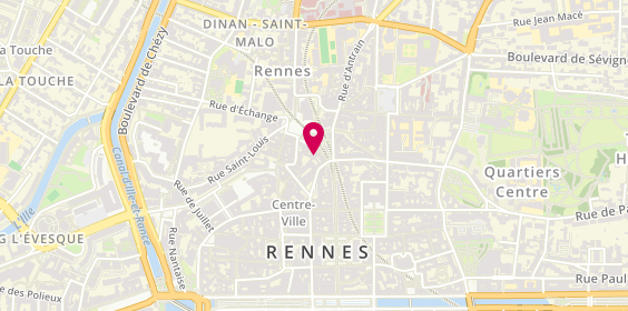 Plan de Tara's, 13 Rue Pont Aux Foulons, 35000 Rennes