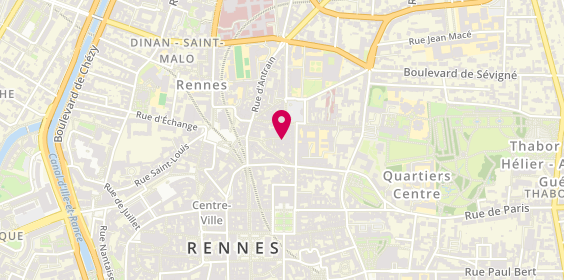 Plan de Bijou Brigitte, 13, Rue de la Visitation
16 Rue Saint-Melaine, 35000 Rennes
