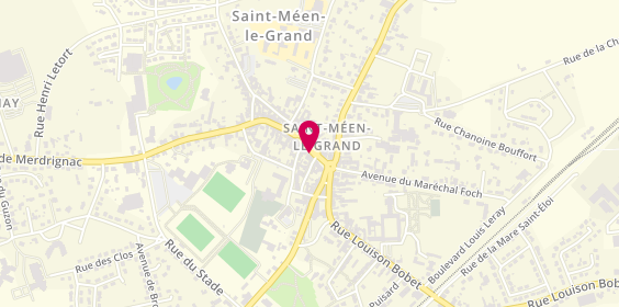 Plan de S&N Bijouterie Horlogerie, 10 place Patton, 35290 Saint-Méen-le-Grand
