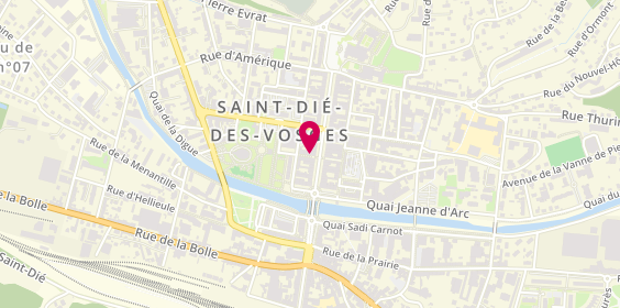 Plan de Bijouterie Iung, 7 Rue Thiers, 88100 Saint-Dié-des-Vosges