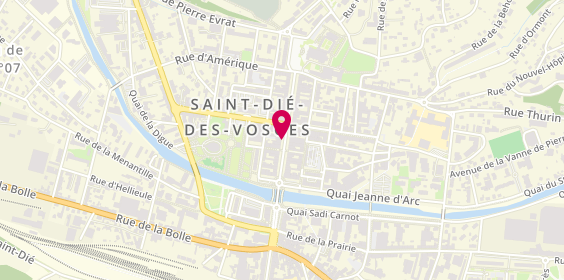 Plan de I.C.O, 21 Rue Thiers, 88100 Saint-Dié-des-Vosges