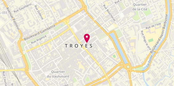 Plan de Comptoir National de l'Or, 31 Rue Urbain Iv, 10000 Troyes