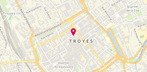 Plan de Bijouterie de l'Hotel de Ville, 1 Rue Aristide Briand 1Rue, 10000 Troyes