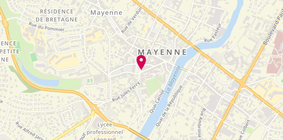 Plan de Bijouterie Jamois Centre, 9 place Georges Clemenceau, 53100 Mayenne