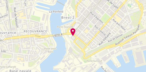 Plan de Les Lutins, 5 Rue de Siam, 29200 Brest