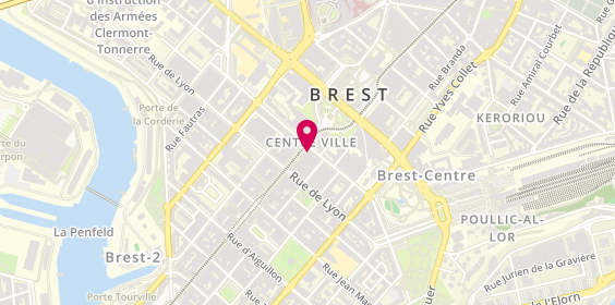 Plan de Bijouterie Parisot, 95 Rue de Siam, 29200 Brest
