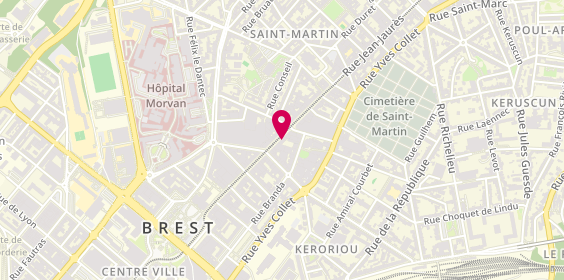 Plan de Bijou Brigitte, 53 Rue Jean Jaurès, 29200 Brest
