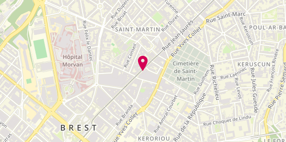 Plan de Montres Passion, 73 Rue Jean Jaurès, 29200 Brest
