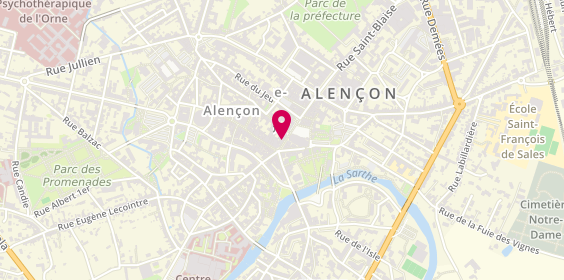 Plan de Bijouterie la Gerbe d'Or, 52 Grande Rue, 61000 Alençon