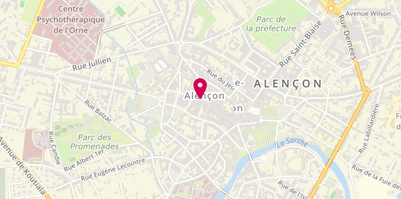 Plan de Maheust Bijoutier Joaillier, 56 Rue Aux Sieurs, 61000 Alençon