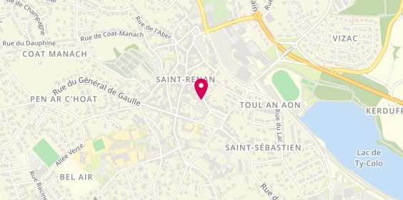 Plan de Bijouterie Laurent Guigo, 8 Rue Saint-Yves, 29290 Saint-Renan