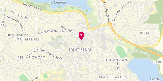 Plan de CASTELAIN Nicole, 45 Rue Saint-Yves, 29290 Saint-Renan