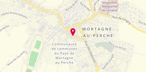 Plan de Couasnon, 2 Rue Sainte-Croix, 61400 Mortagne-au-Perche