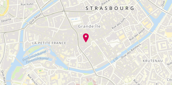 Plan de Bijouterie joaillier sertisseur gémmologue JS kreiter, 12 Rue Gutenberg, 67000 Strasbourg