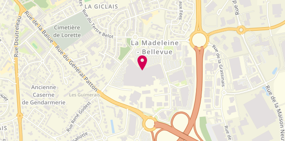 Plan de Centre Commercial LA MADELEINE, avenue de la Flaudaie, 35400 Saint-Malo