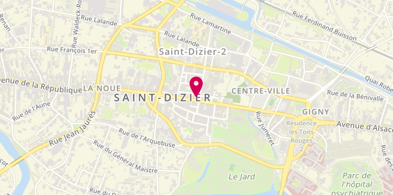 Plan de Bijouterie Mathey, 37 Rue Gambetta, 52100 Saint-Dizier