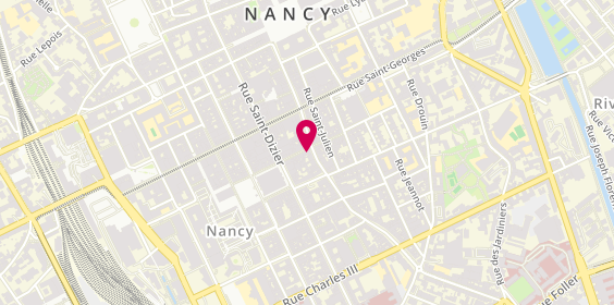 Plan de Bijouterie Barthélémy, 16 Rue de la Faïencerie, 54000 Nancy