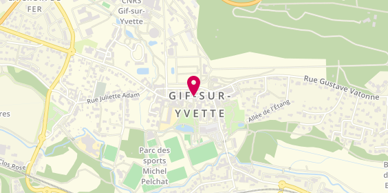 Plan de Les folies d'Ernestine, 1 square de la Mairie, 91190 Gif-sur-Yvette