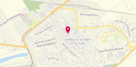 Plan de Bijouterie Ketterlin, 135 Rue des 3 Maillets, 27130 Verneuil d'Avre et d'Iton