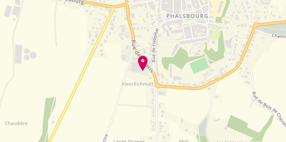Plan de Bijouterie Les d'Auriol, 18 Rue des Glacis, 57370 Phalsbourg