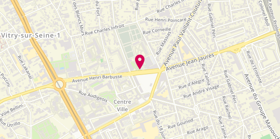 Plan de Bijouterie Marhaba, 16 avenue Henri Barbusse, 94400 Vitry-sur-Seine