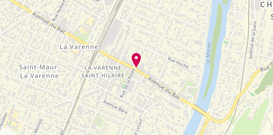 Plan de Bijouterie Joaillerie Milhau, 91 Avenue Bac, 94210 La Varenne Saint Hilaire