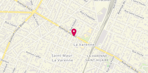 Plan de Yannick Delanoy, 50 avenue du Bac, 94100 Saint-Maur-des-Fossés