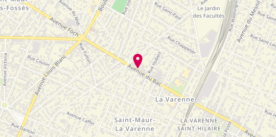 Plan de Ors et Bijoux, 39 Avenue Bac, 94210 La Varenne Saint Hilaire