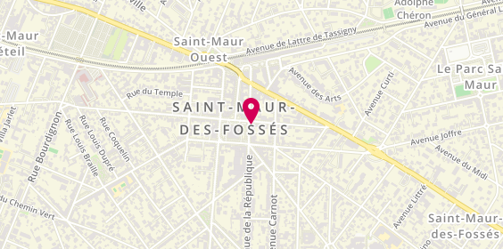 Plan de Alain Brossier, 11 avenue de la République, 94100 Saint-Maur-des-Fossés