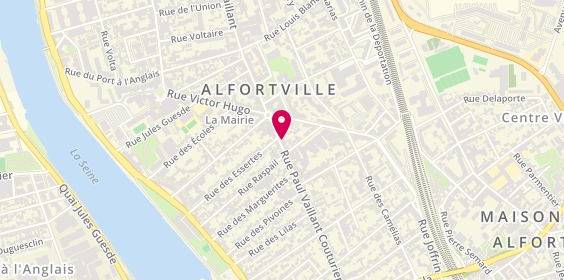 Plan de Bijouterie Aux Rubis, 183 Rue Paul Vaillant Couturier, 94140 Alfortville