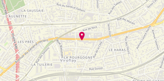 Plan de CASTILLO & FILS Horlogerie Joaillerie, 55 avenue du Général-Leclerc, 78220 Viroflay