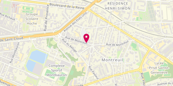 Plan de Bijouterie Jacquot, 47 Rue de Montreuil, 78000 Versailles